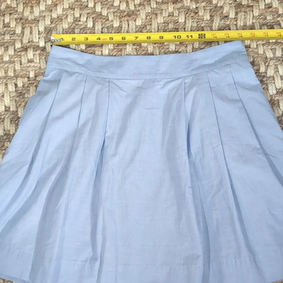 Lands' End Canvas Blue Cotton Mini Skirt - Picture 8 of 9